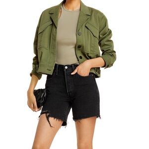 Levi’s 501 Distressed Black Denim Shorts - Size 32